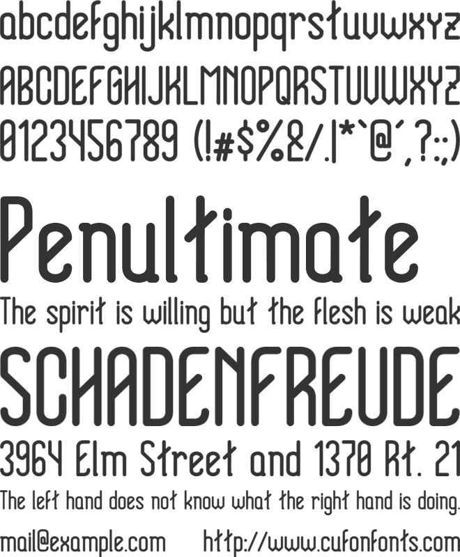 HolySans- font preview