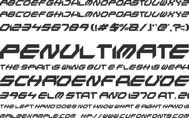 PLUTON font preview