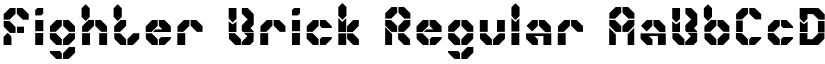 Fighter Brick Regular font