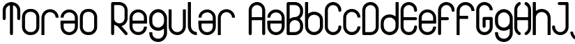 Torao Regular font