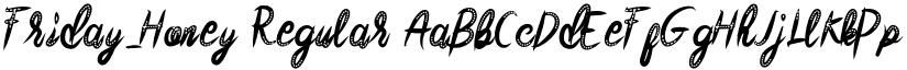 Friday_Honey Regular font