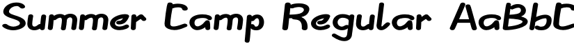 Summer Camp Regular font