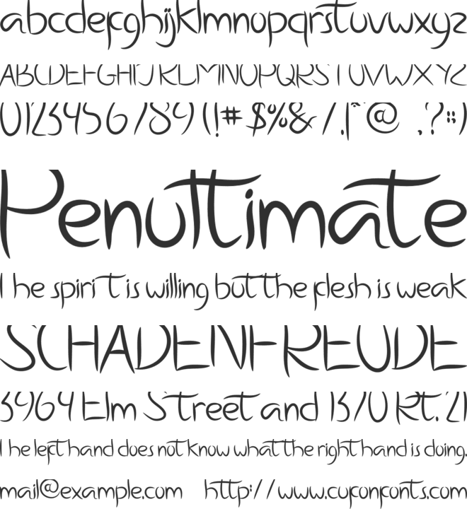 Dolleane Smille font preview