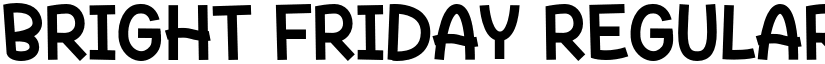 Bright Friday Regular font