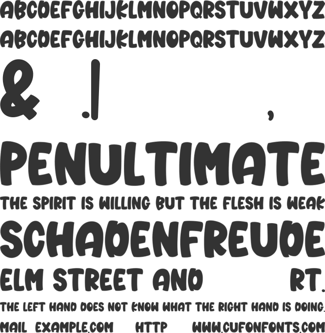 Tulena Lamoore font preview