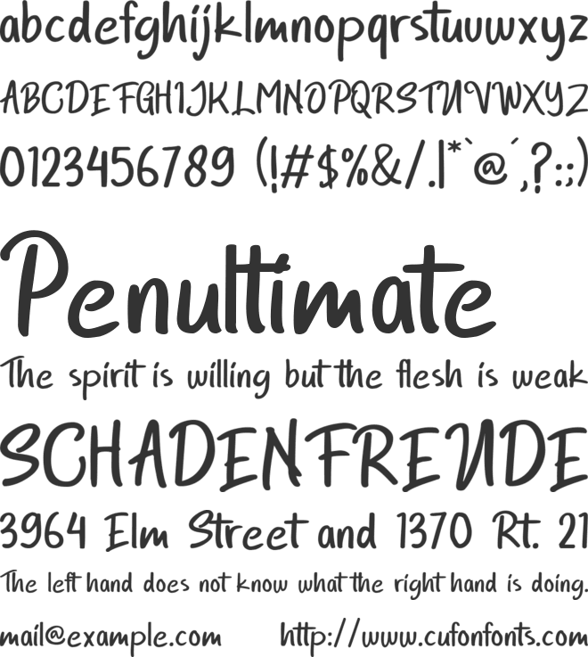 Chifully font preview