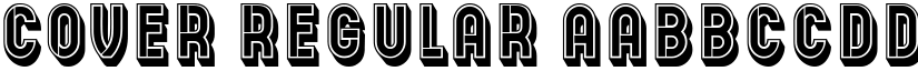 Cover Regular font