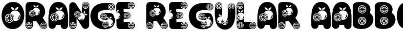 Orange Regular font