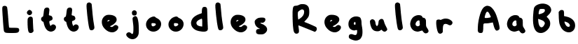 Littlejoodles Regular font
