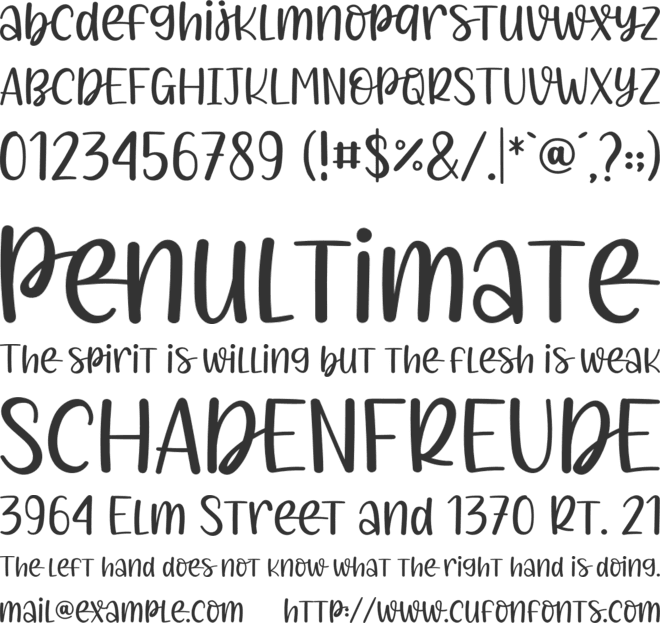 Finesweeper font preview