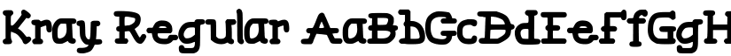 Kray Regular font