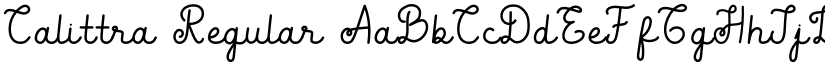 Calittra font download