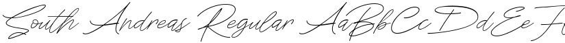 South Andreas font download