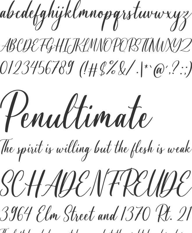 Agnetta font preview