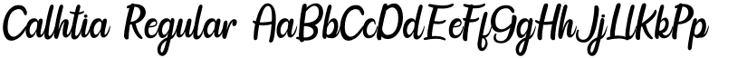Calhtia font download