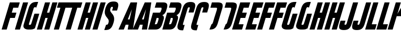 FightThis font