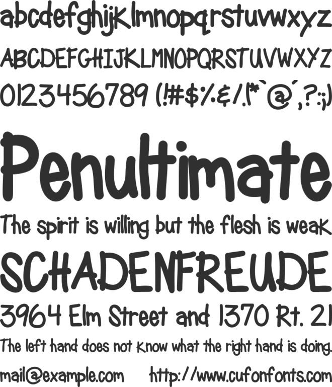 jsbdoublejointed font preview