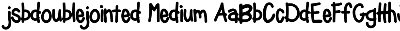 jsbdoublejointed Medium font
