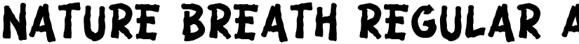 Nature Breath Regular font