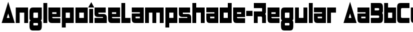 Anglepoise Lampshade font download