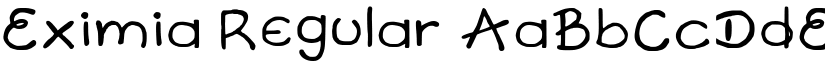 Eximia Regular font