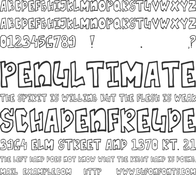 ECONOMIS font preview