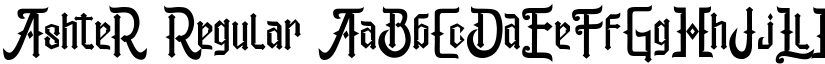 AshteR Regular font