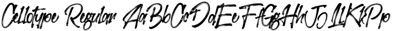 Cellotype Regular font