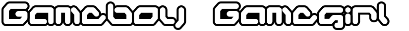 Gameboy Gamegirl font