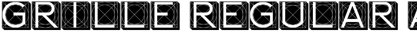Grille Regular font