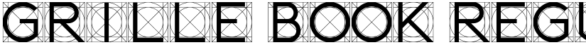 Grille Book Regular font