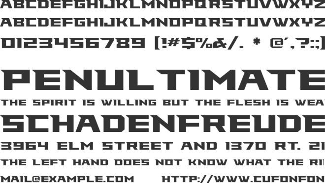 Falcons Font font preview