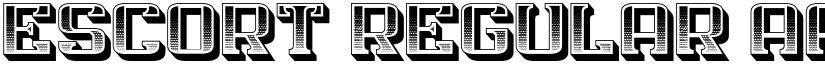 Escort Regular font
