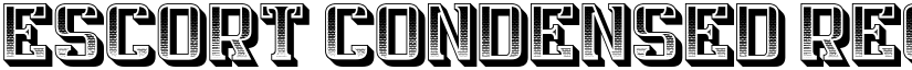 Escort Condensed Regular font