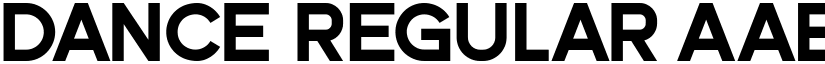 Dance Regular font