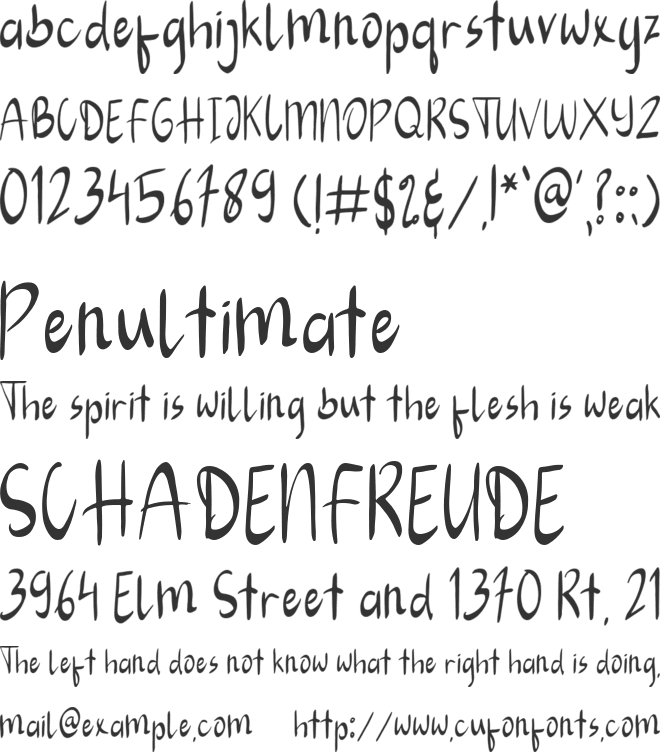 Winter Sonata font preview