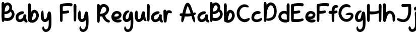 Baby Fly Regular font