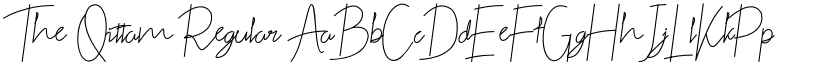 The Qittam Regular font