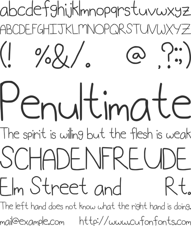 EriAn font preview