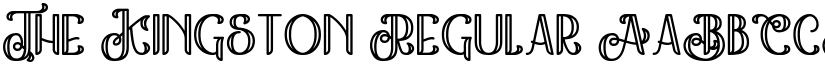 The Kingston Regular font