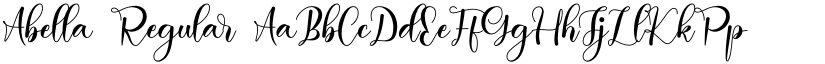 Abella Regular font