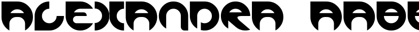 alexandra font