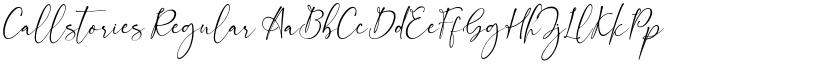 Callstories Regular font