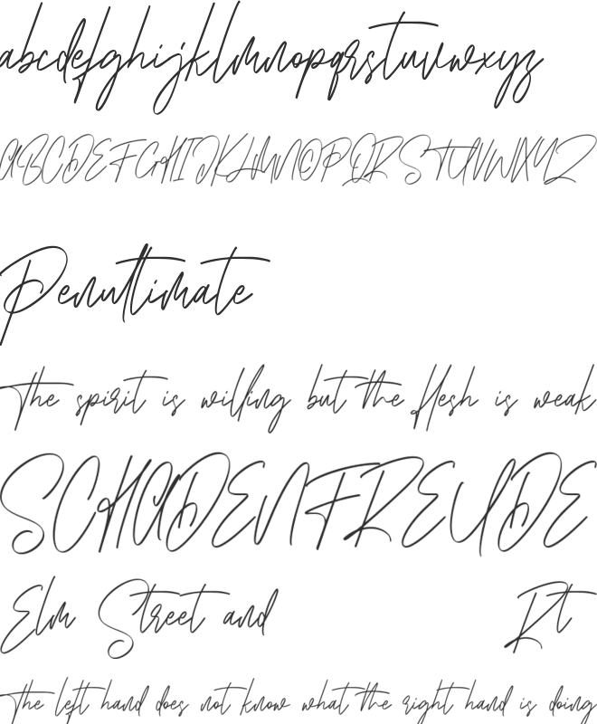 Asterica Free Font font preview