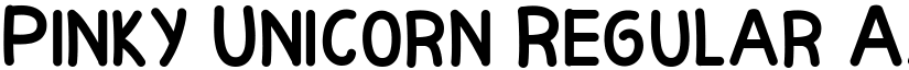 Pinky Unicorn Regular font