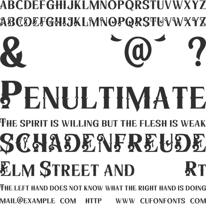 The Panglimul font preview