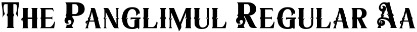 The Panglimul Regular font
