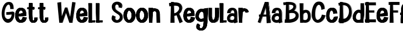 Gett Well Soon Regular font