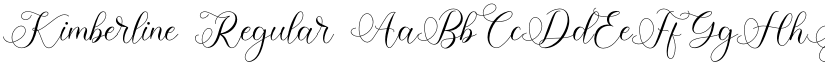 Kimberline Regular font