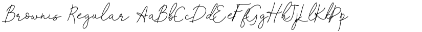 Brownis Regular font